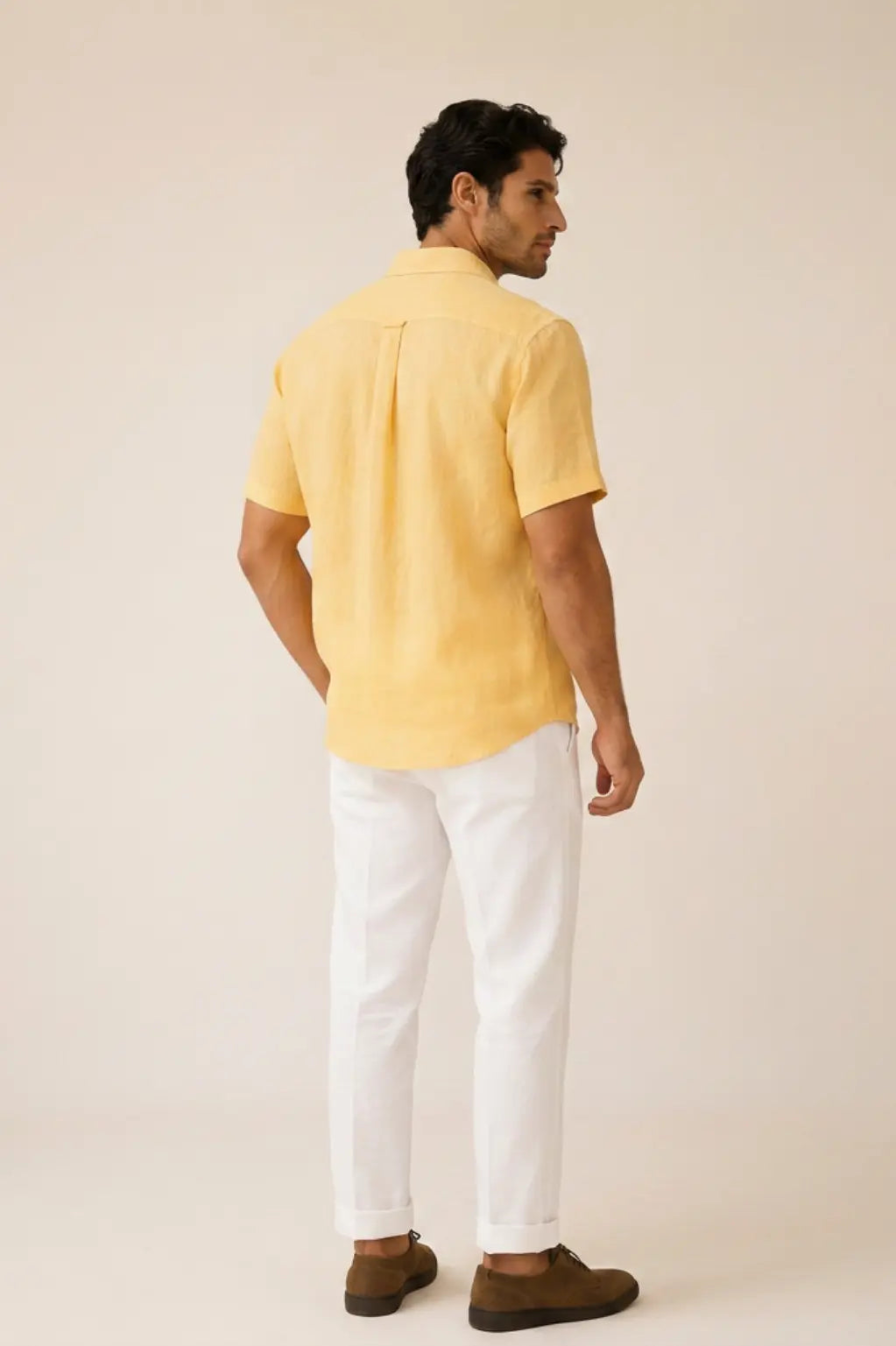 Sun Marigold Linen Shirt