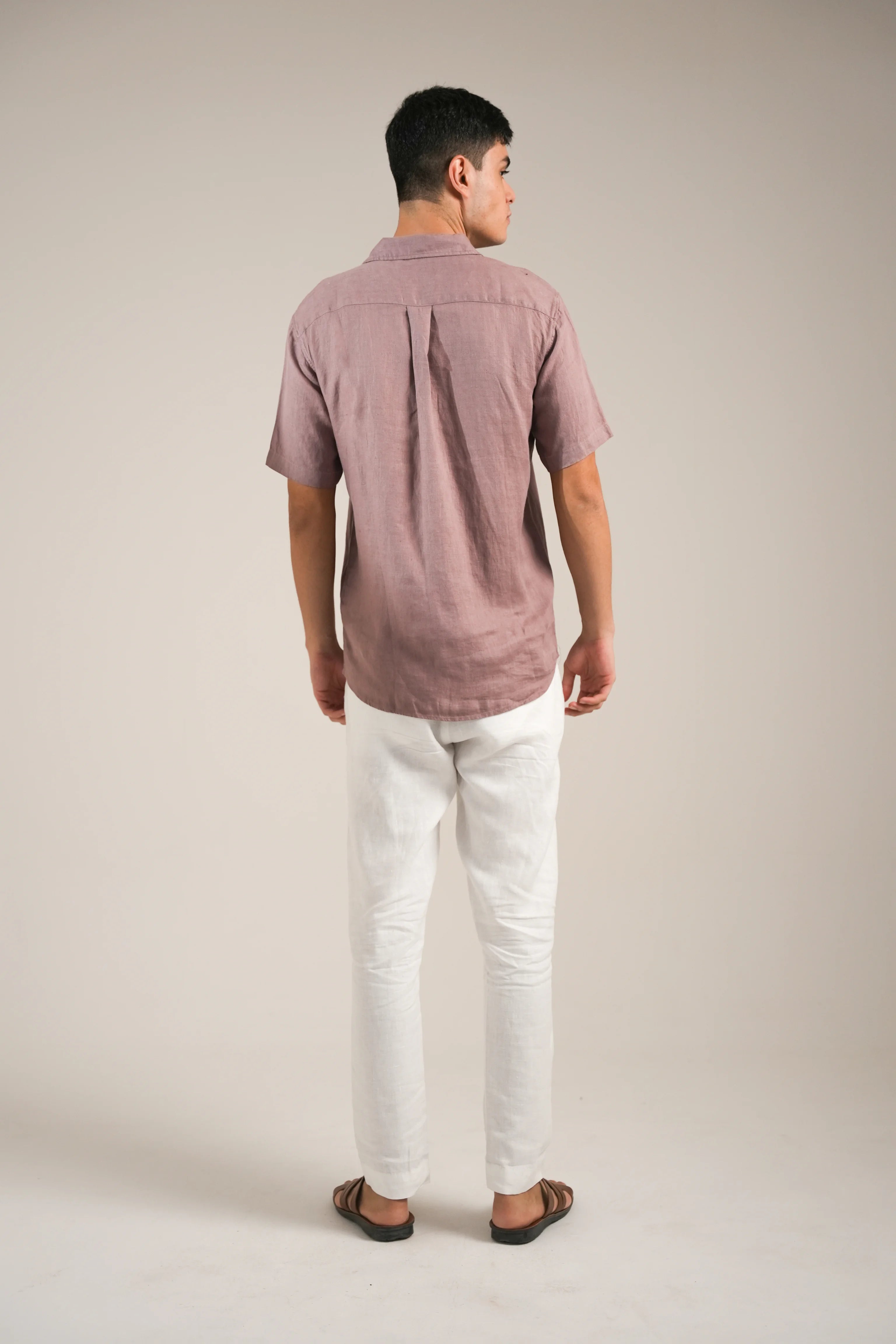 Rose Clay Linen Shirt