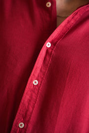 Crimson Heritage Garment-Dyed Linen Shirt