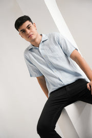 Glacier Mist Linen Shirt