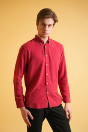 Crimson Heritage Garment-Dyed Linen Shirt
