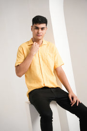 Sun Marigold Linen Shirt