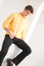 Golden Marigold Linen Shirt