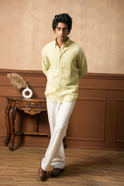 Citrus Haze Linen Shirt