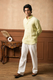 Citrus Haze Linen Shirt