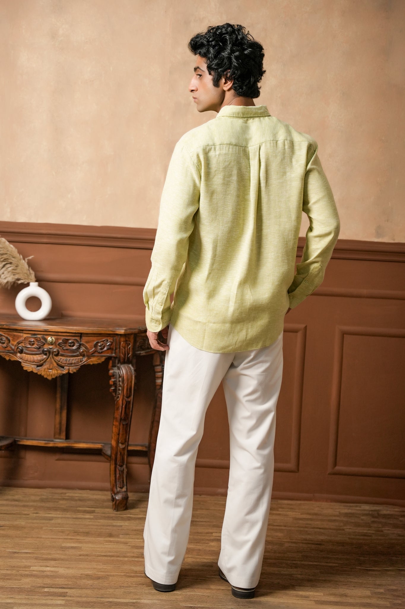 Citrus Haze Linen Shirt