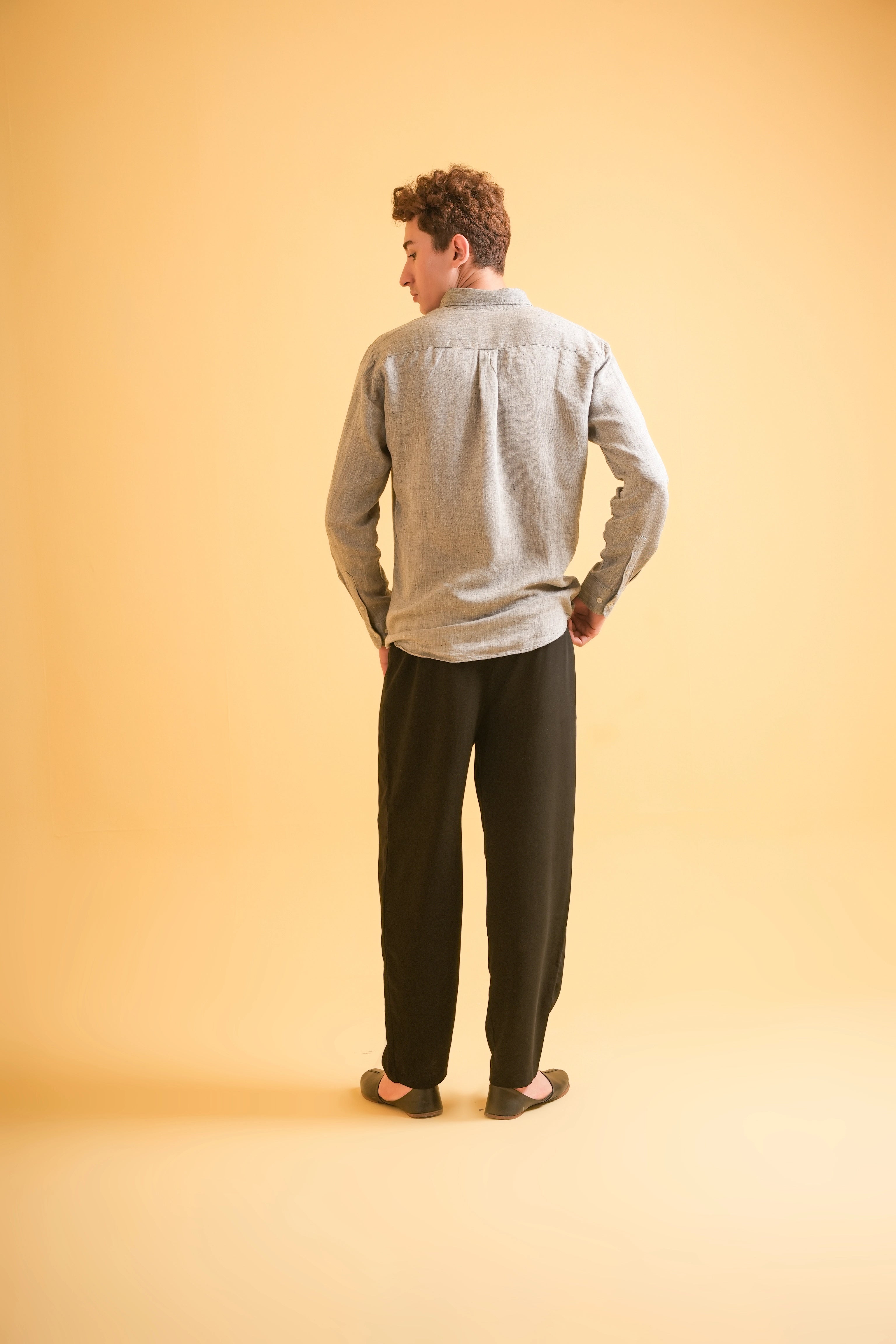 Heritage Grey Linen Shirt