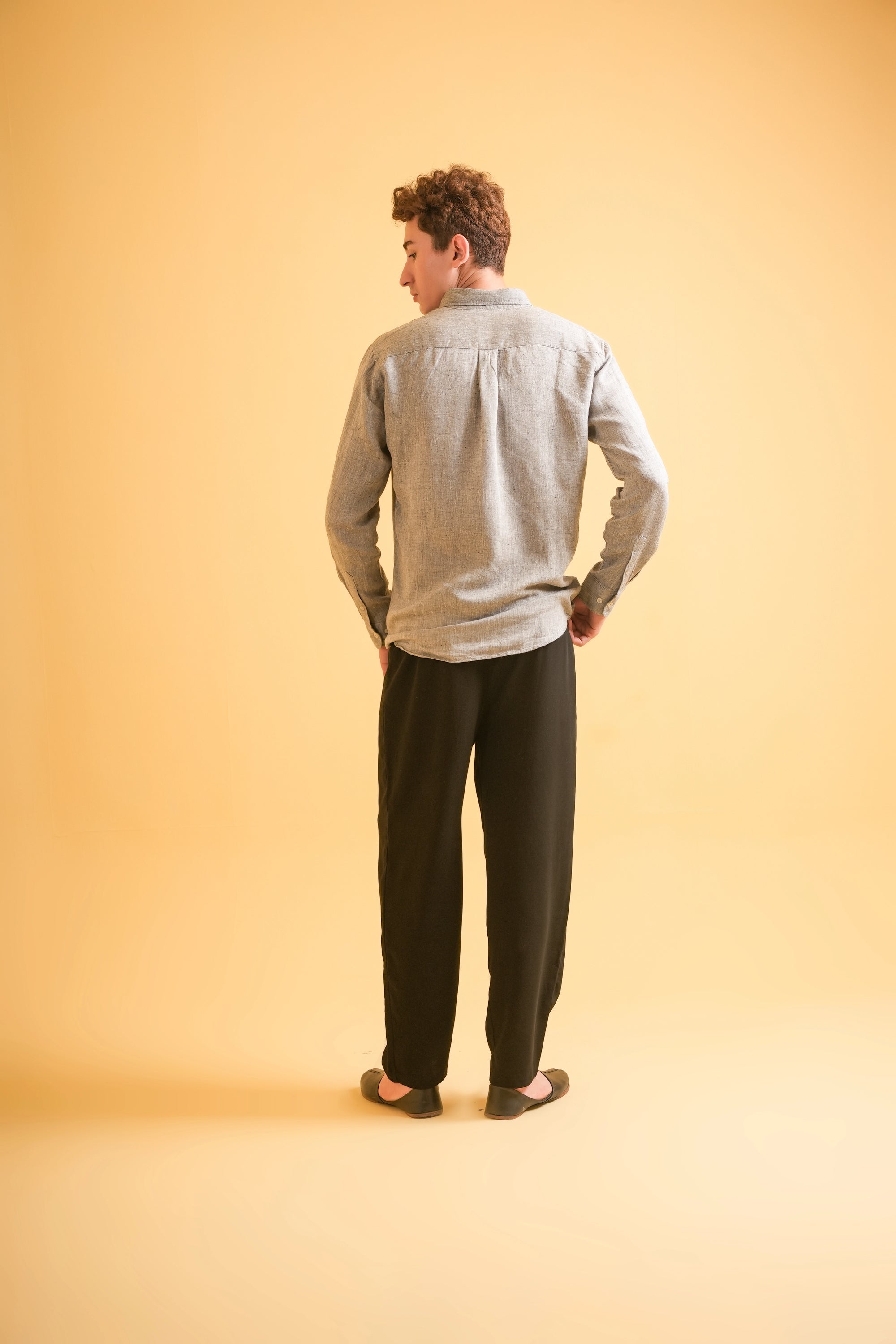 Heritage Grey Linen Shirt