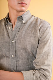 Heritage Grey Linen Shirt