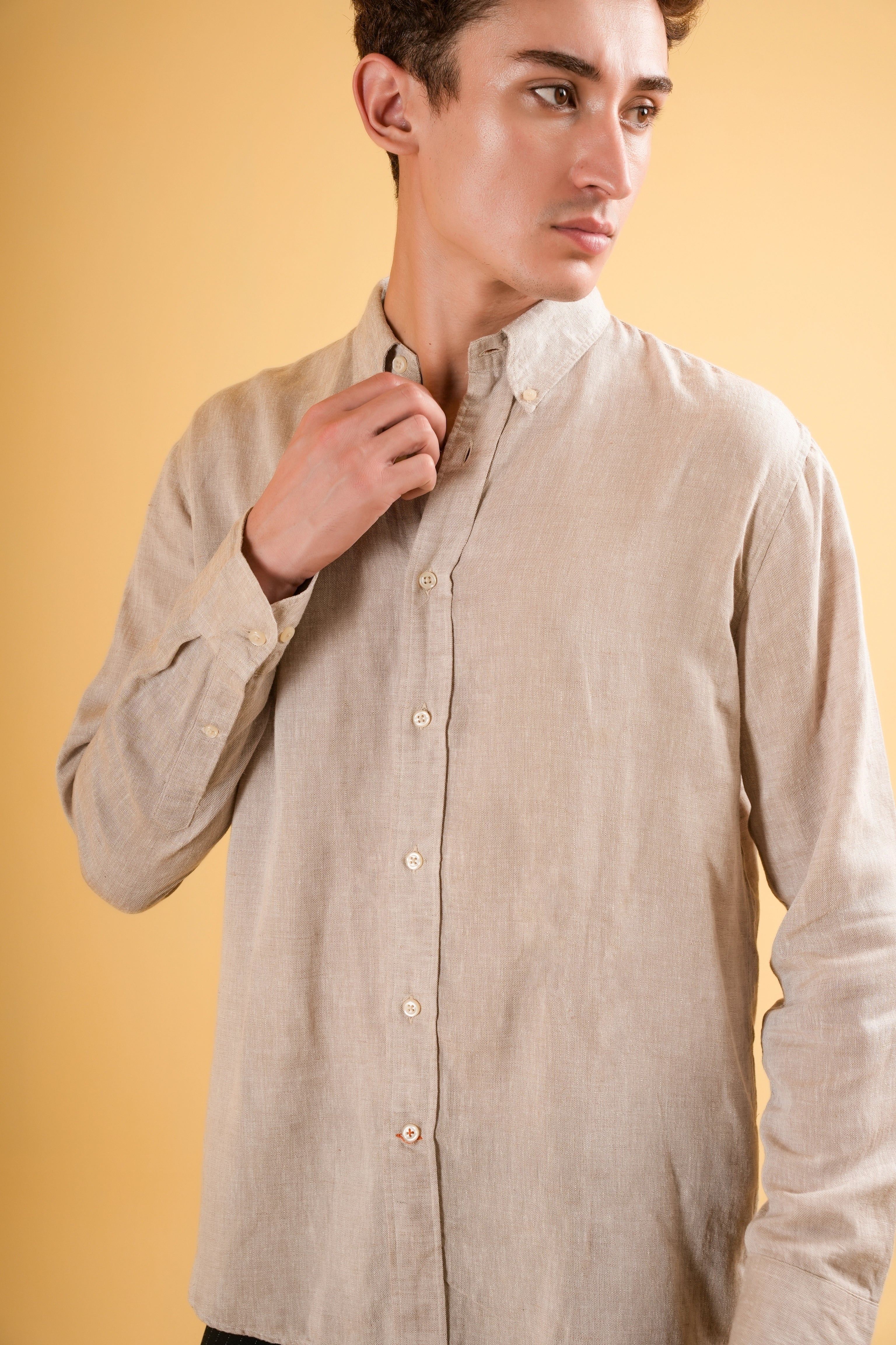 Desert Fawn Linen Shirt