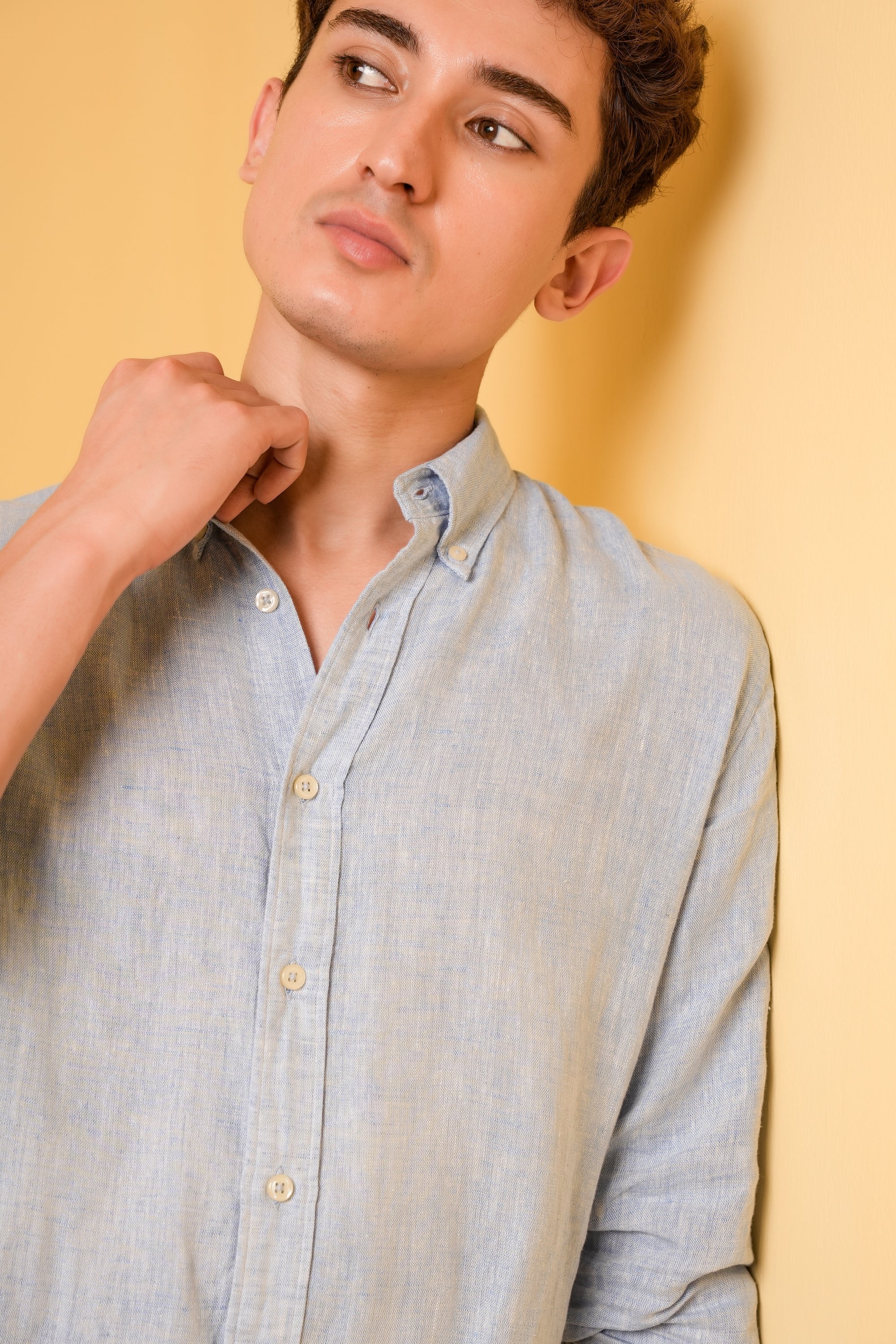 Sky Haze Linen Shirt