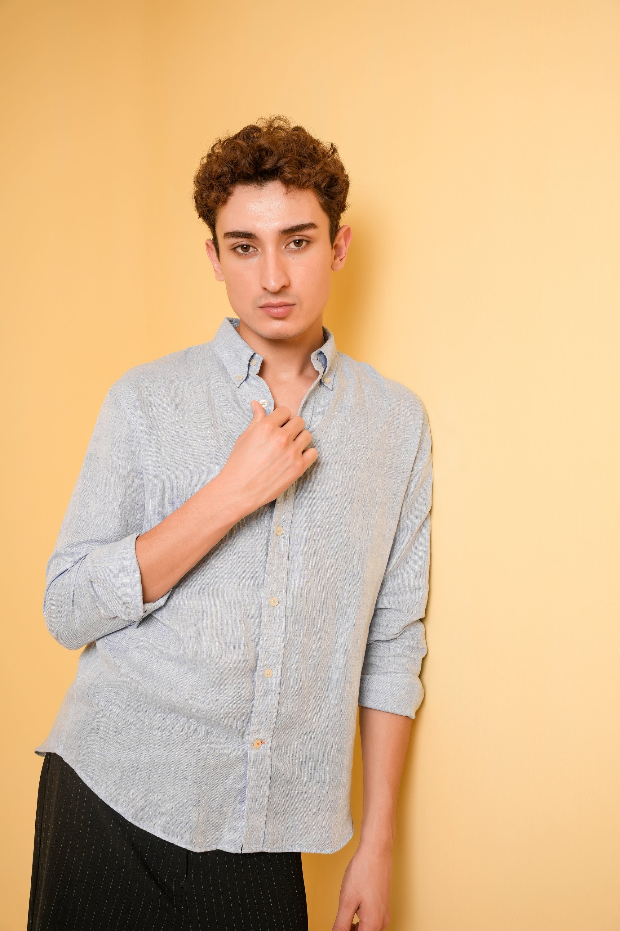 Sky Haze Linen Shirt