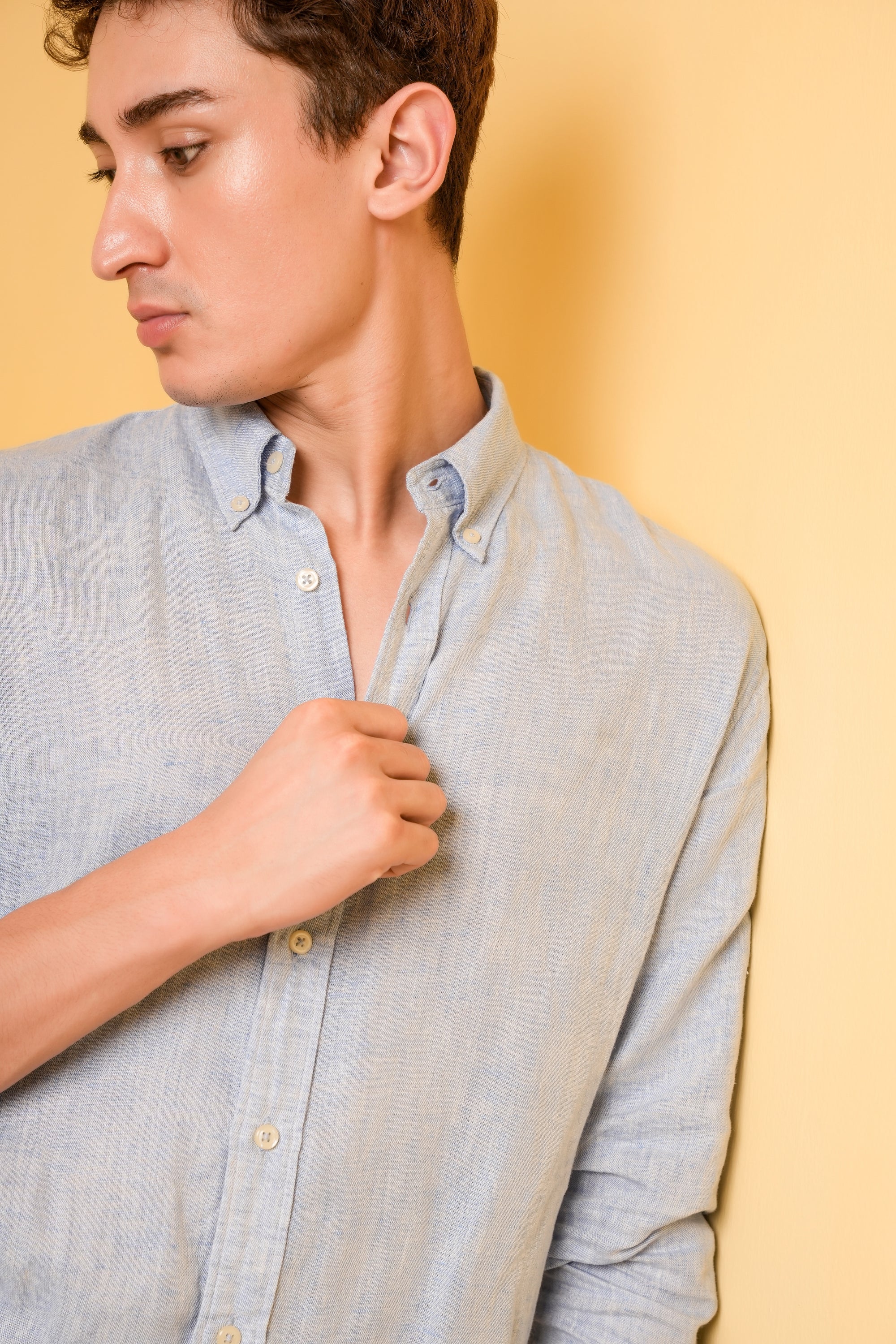 Sky Haze Linen Shirt