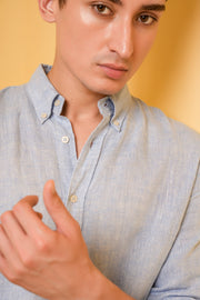 Sky Haze Linen Shirt