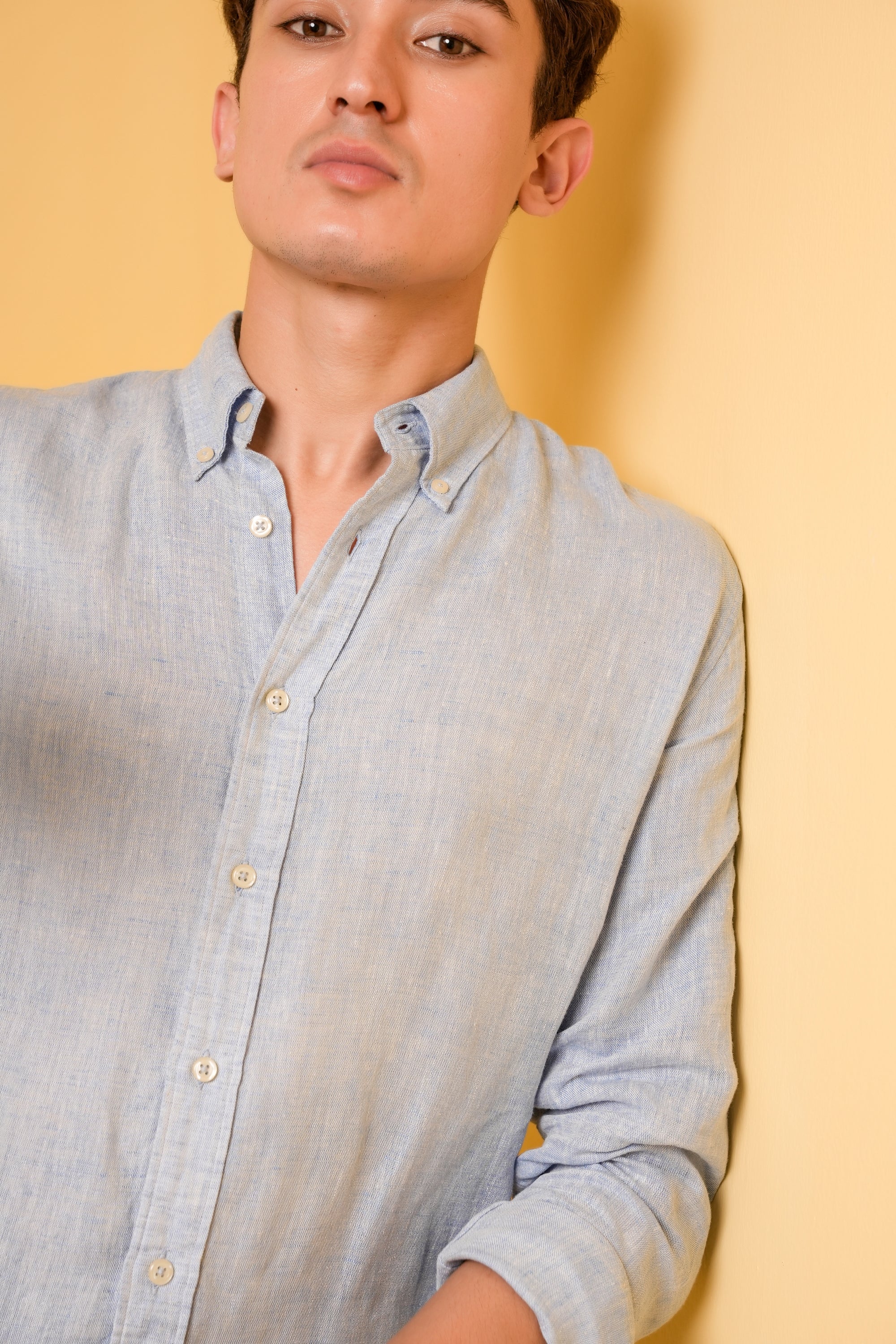 Sky Haze Linen Shirt